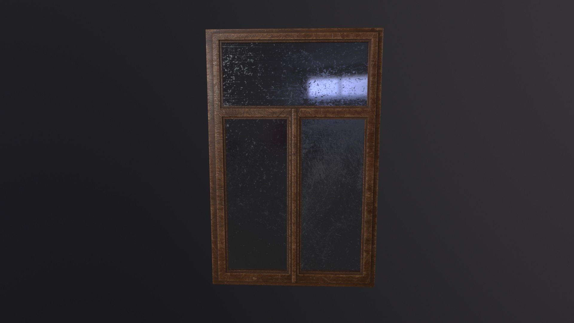 Old Window 3D Model Low-poly 3D model_2
