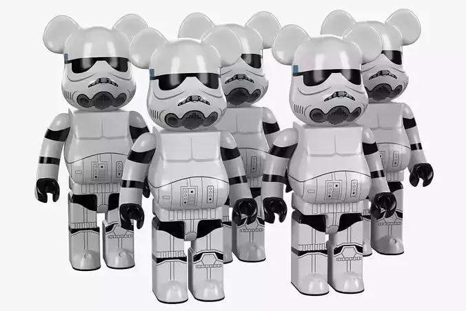 Bearbrick Star Wars Stormtrooper 