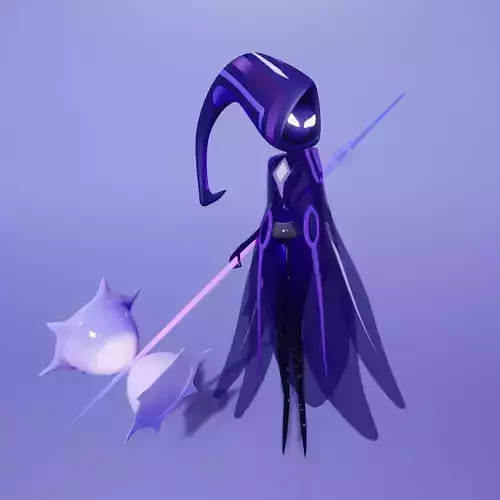 3d character women dark fairy