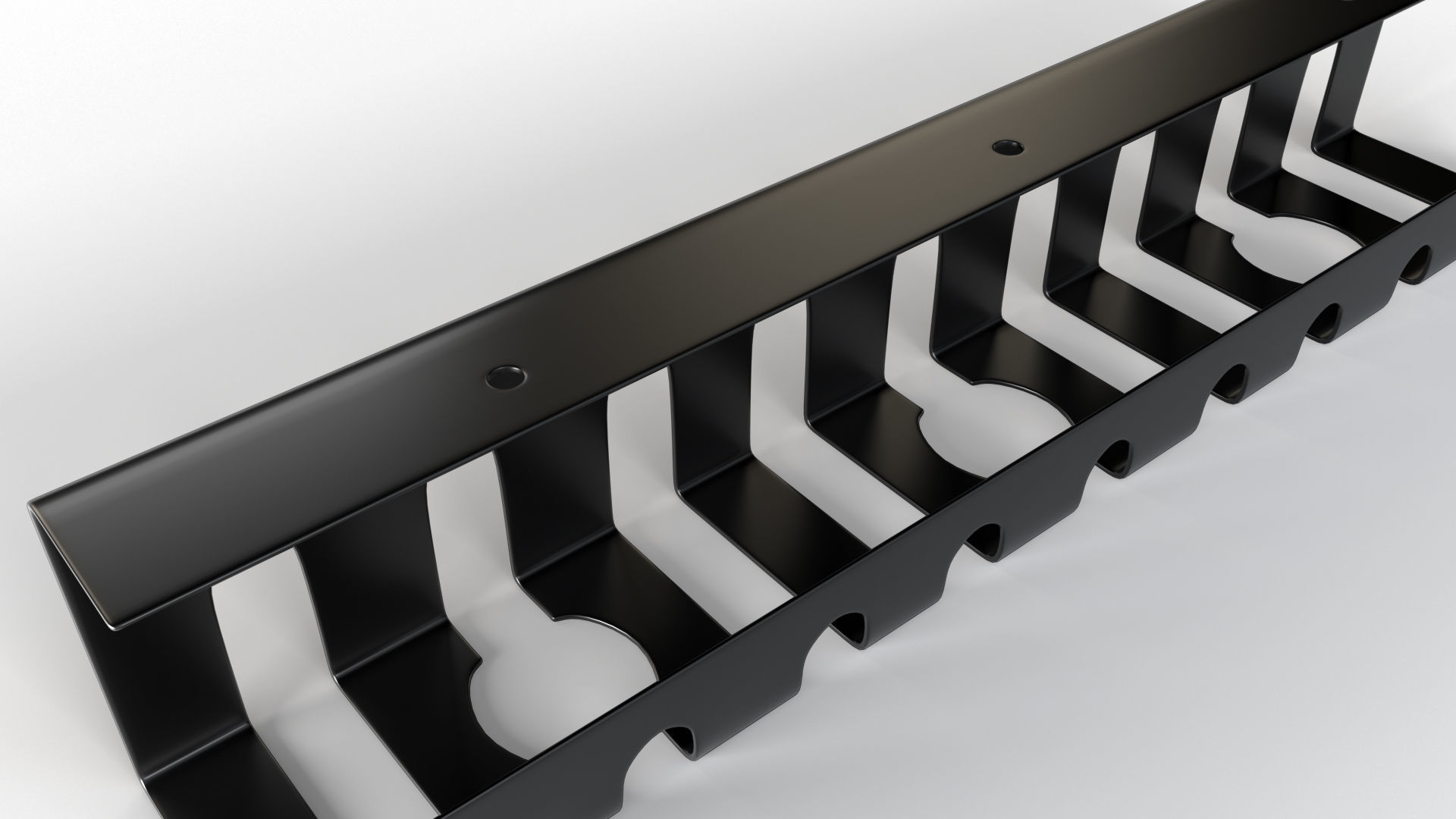 Desk Cable Duct Low-poly 3D model_3