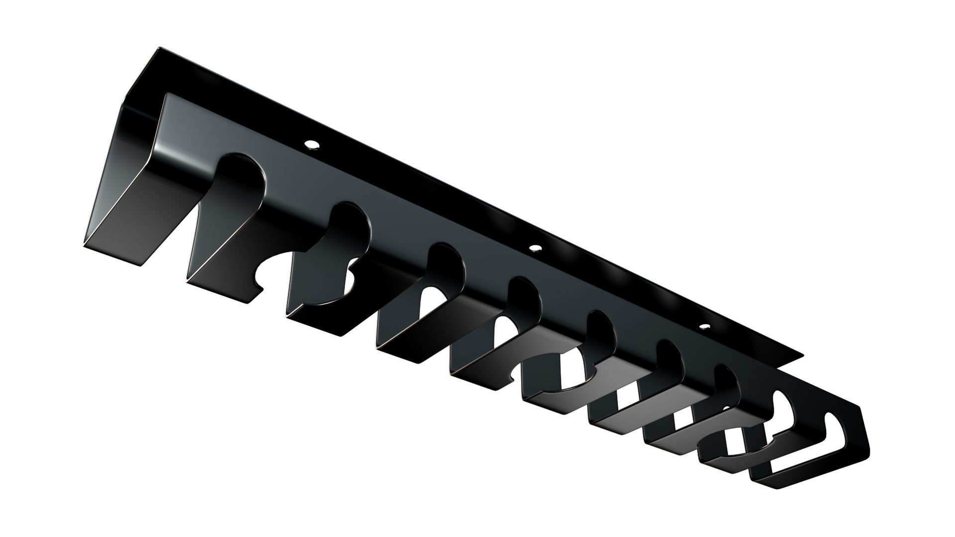 Desk Cable Duct Low-poly 3D model_4