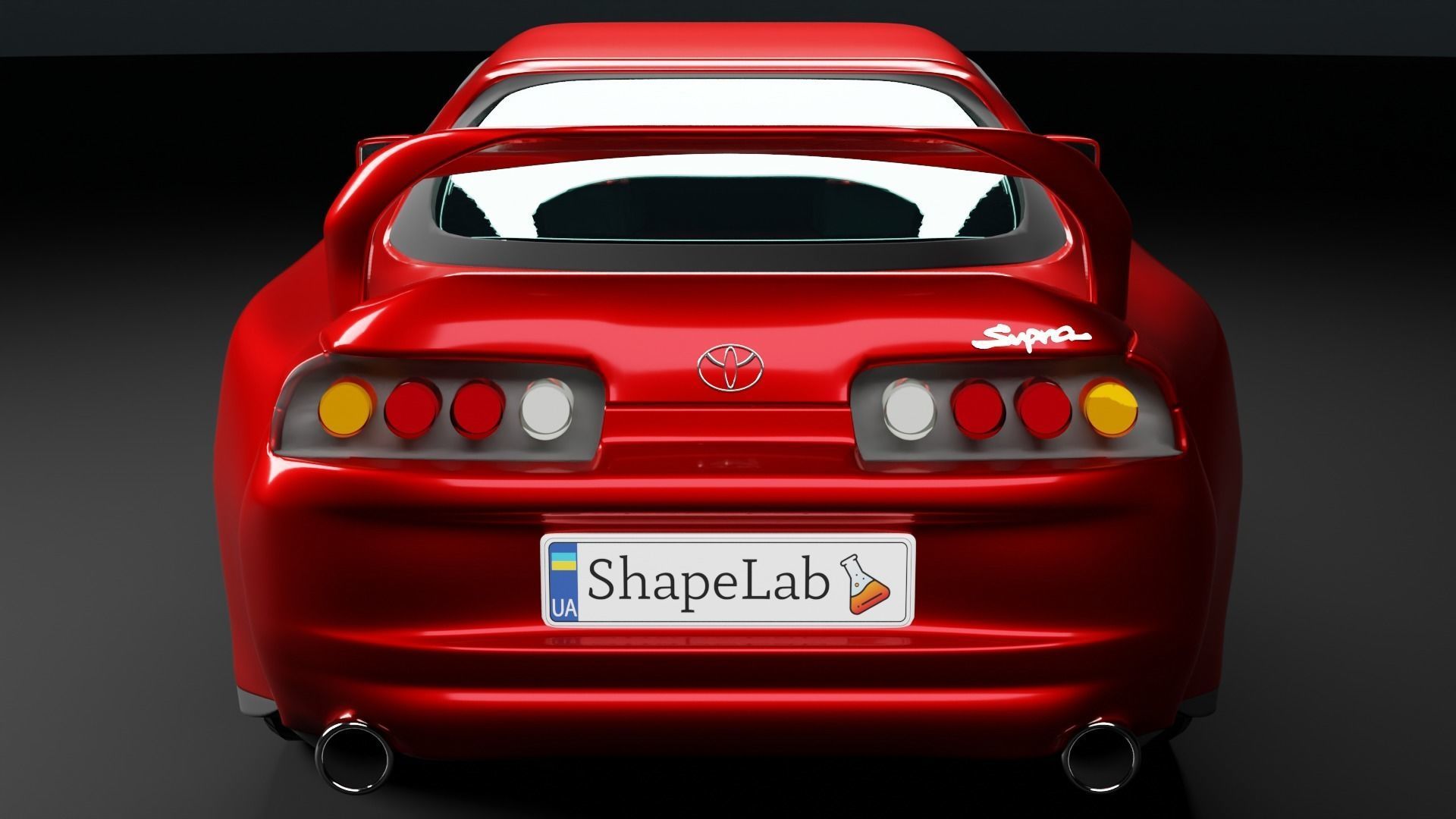 Toyota Supra mk4 3D model 3D model_6