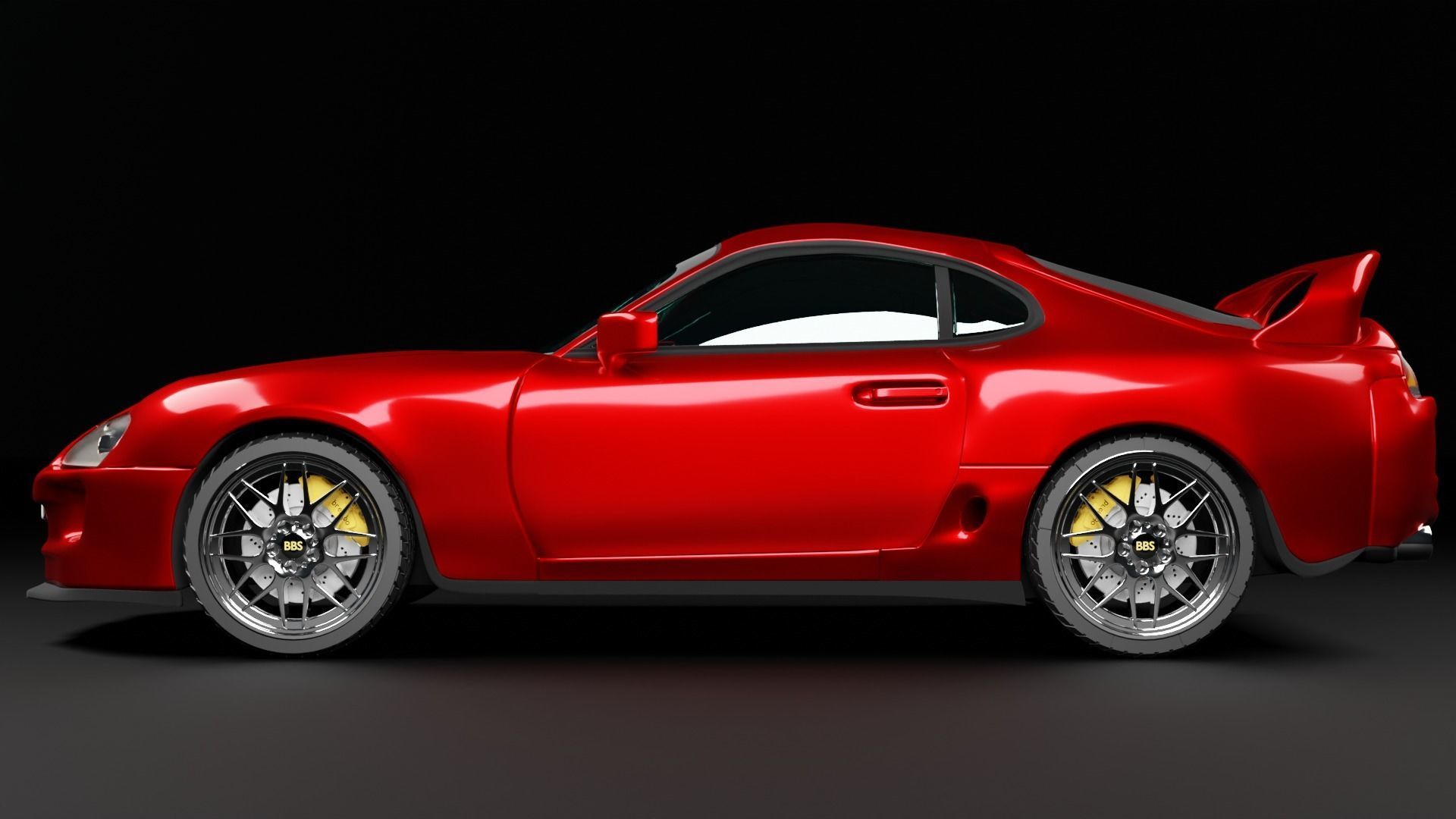 Toyota Supra mk4 3D model 3D model_4