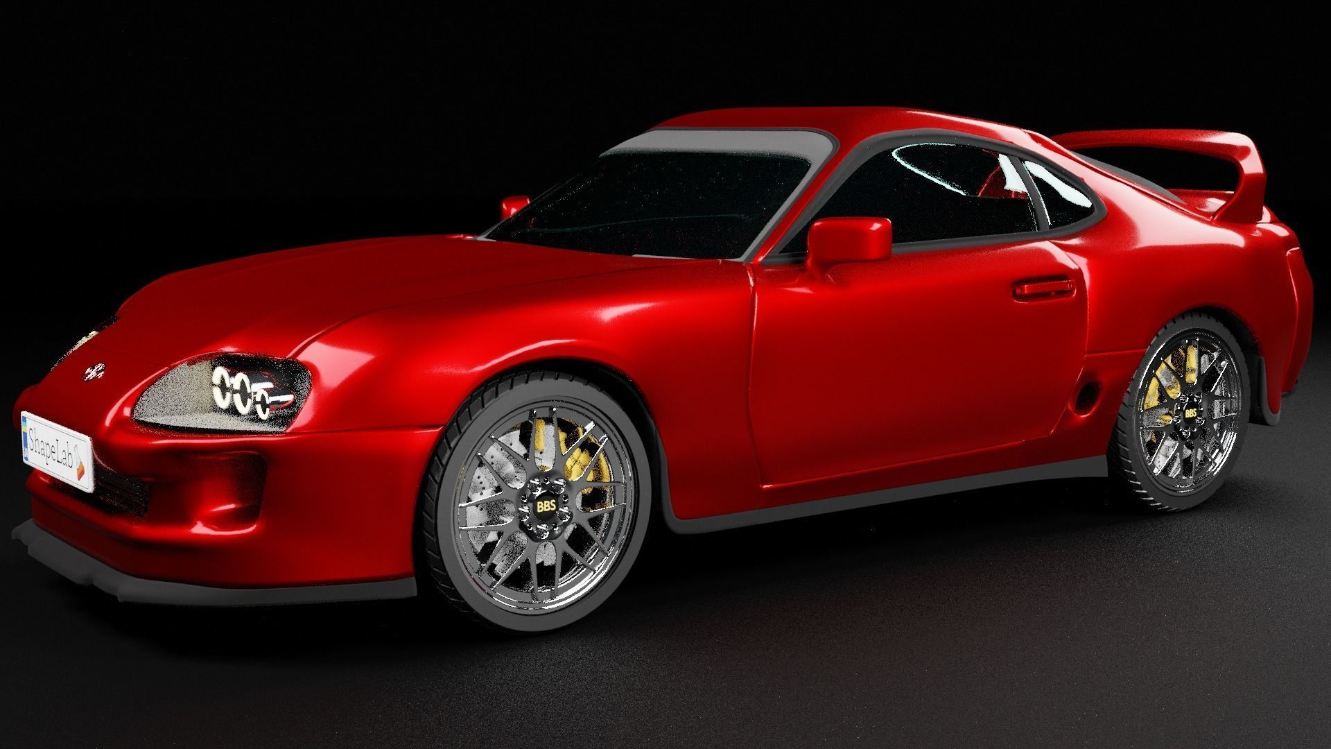 Toyota Supra mk4 3D model 3D model_11