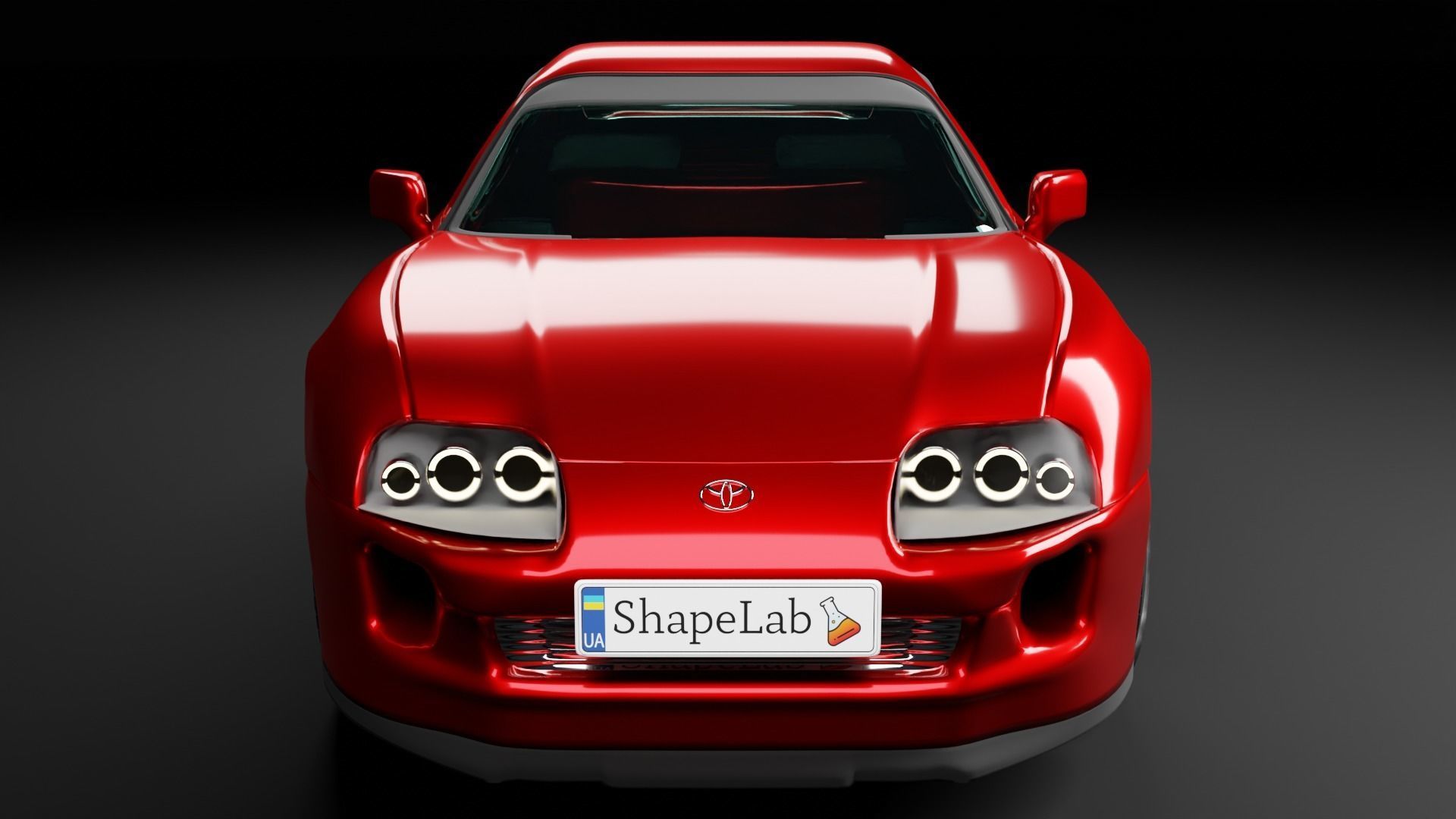 Toyota Supra mk4 3D model 3D model_2