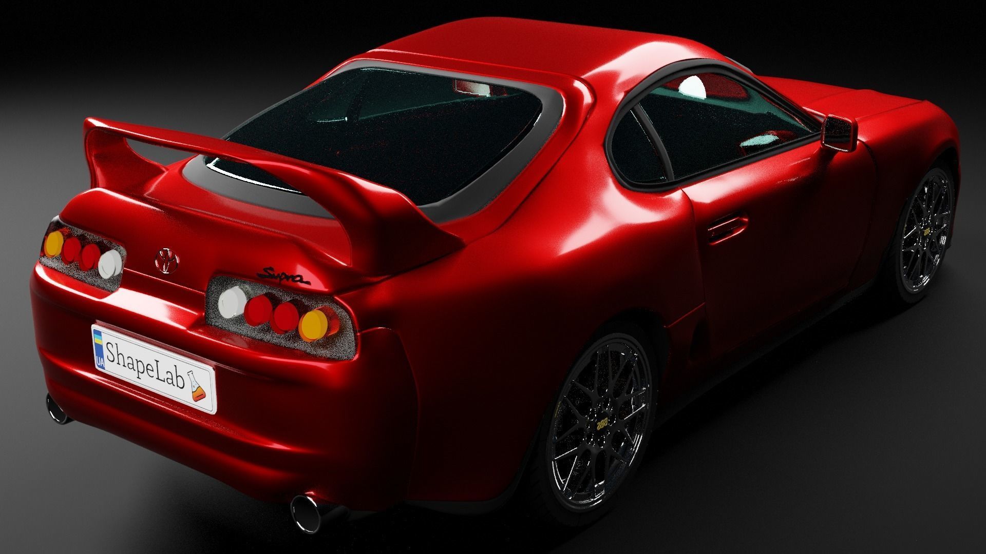 Toyota Supra mk4 3D model 3D model_12