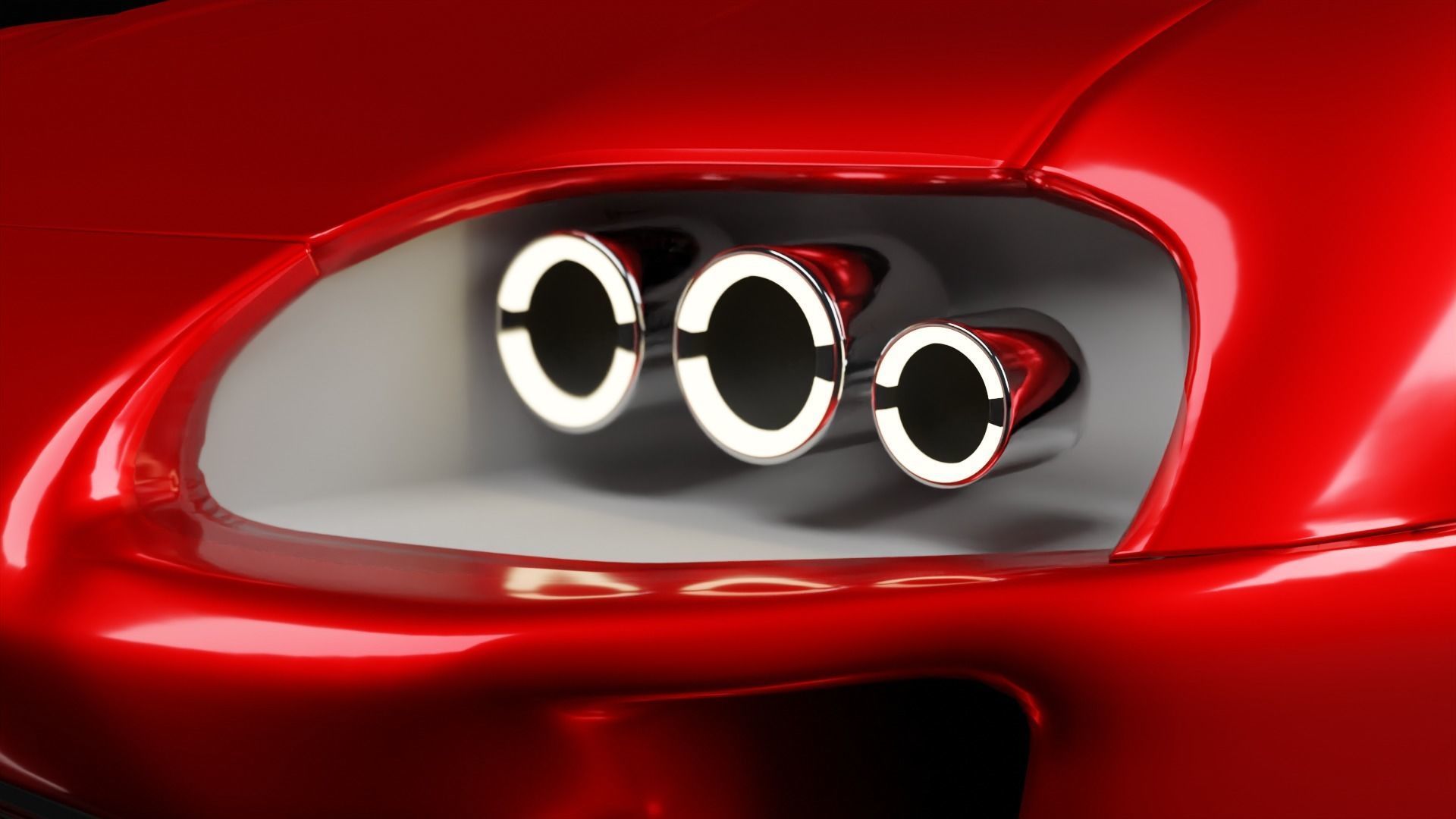 Toyota Supra mk4 3D model 3D model_8