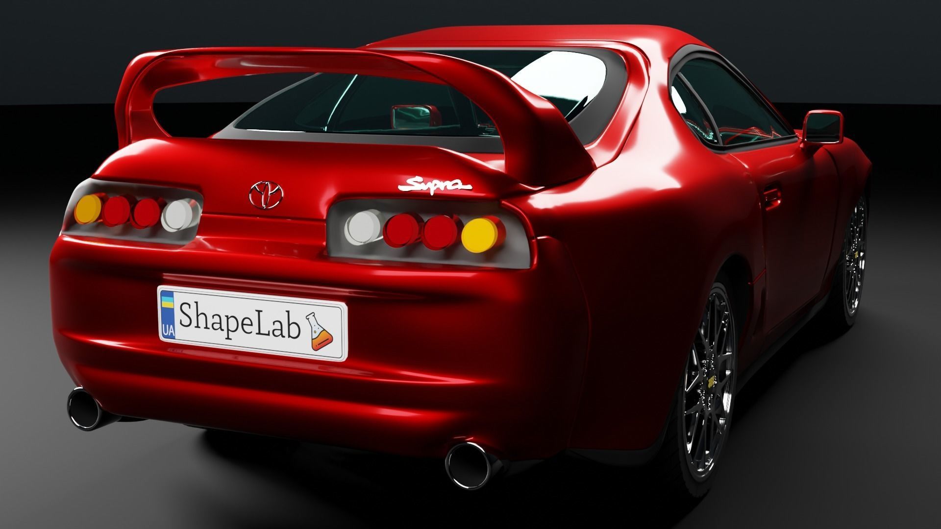 Toyota Supra mk4 3D model 3D model_7