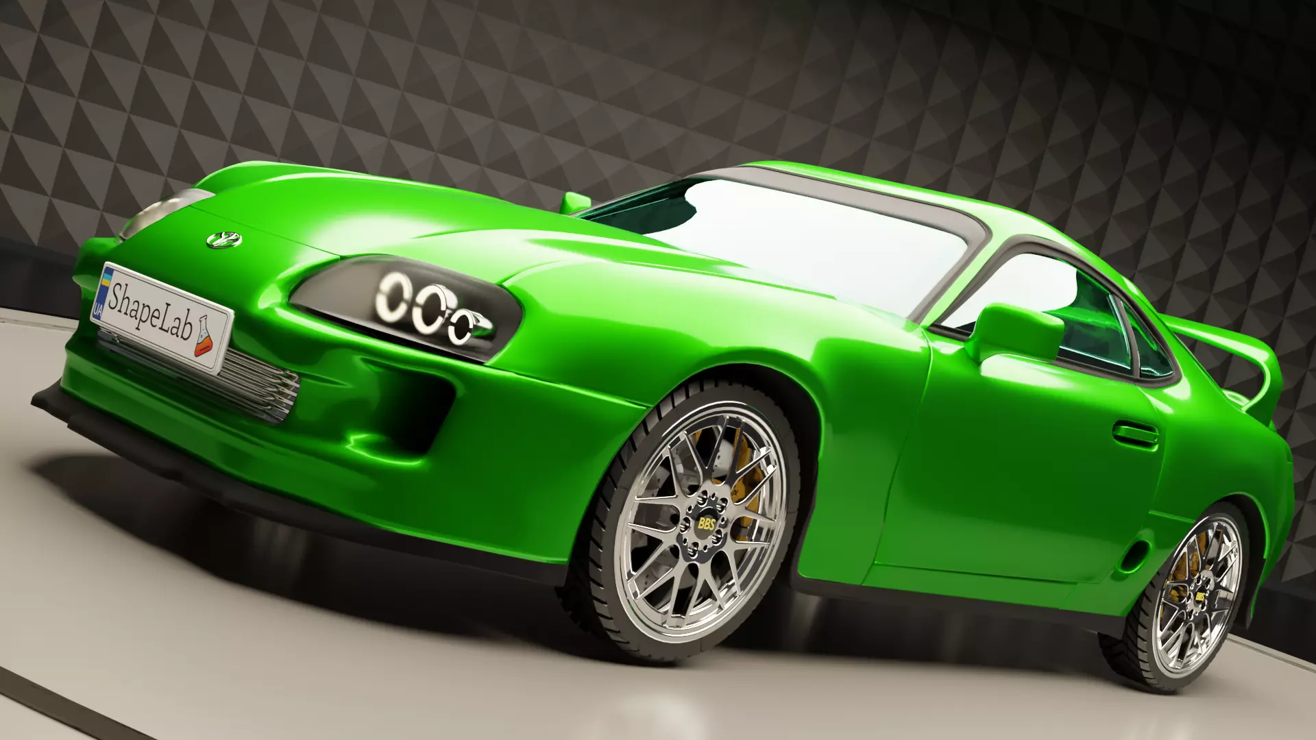 Toyota Supra mk4 3D model 3D model_0