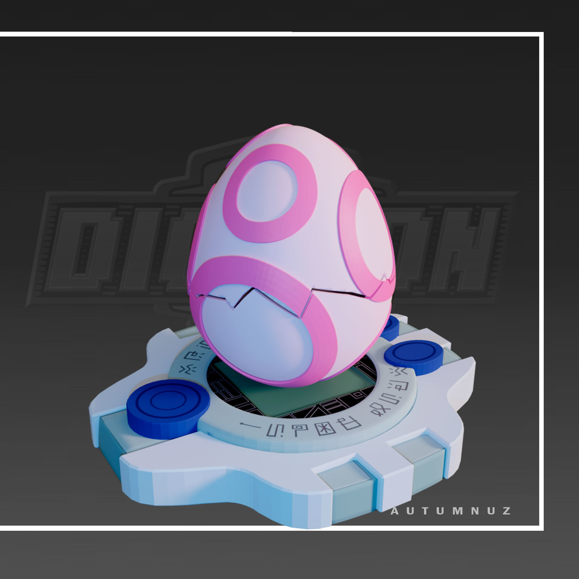 DIGIEGGS DIGIMON SET x8 3D print model_3