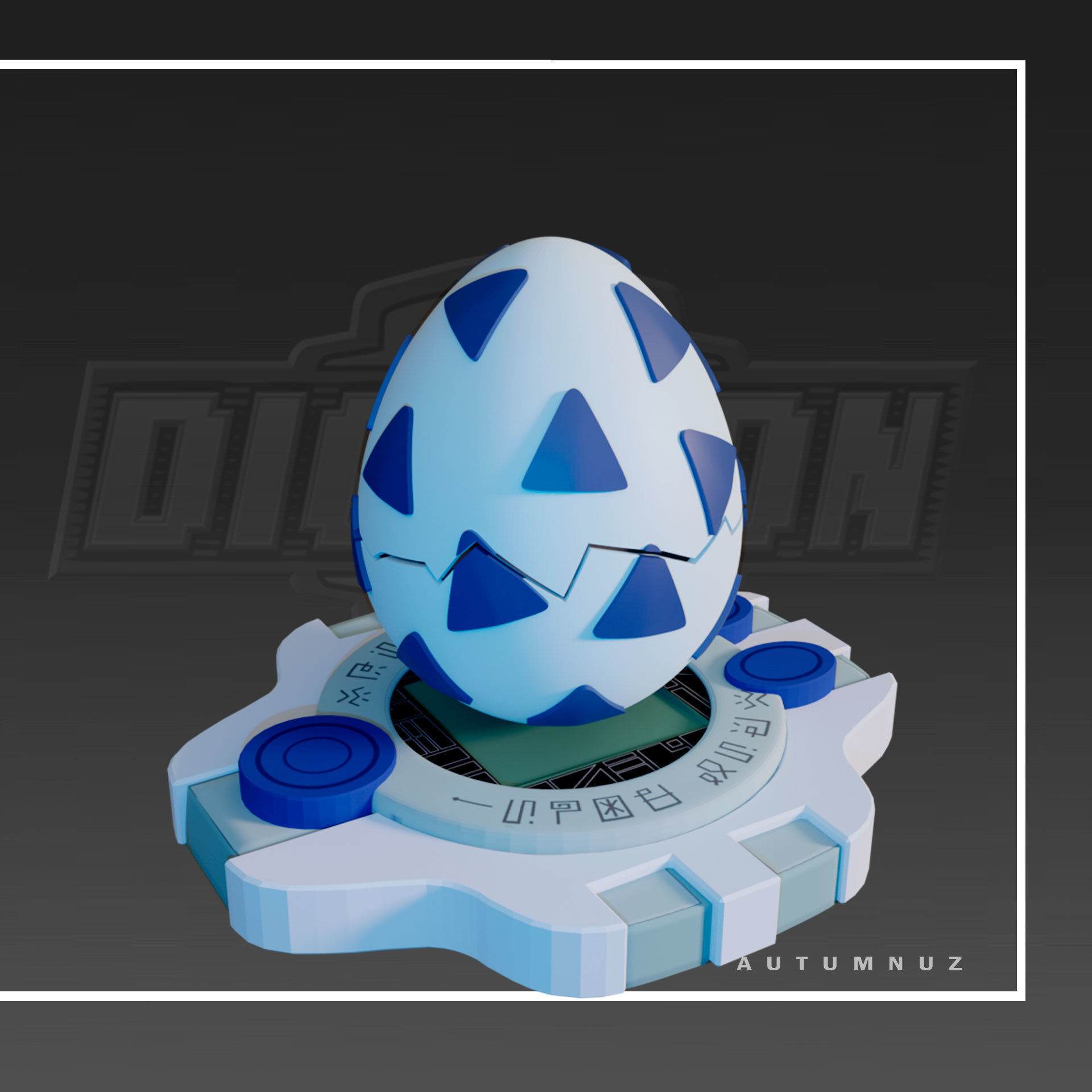DIGIEGGS DIGIMON SET x8 3D print model_5
