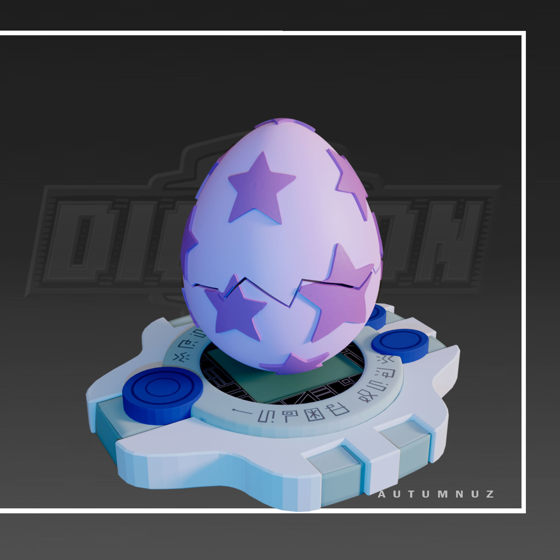 DIGIEGGS DIGIMON SET x8 3D print model_7
