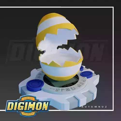 DIGIEGGS DIGIMON SET x8 3D print model
