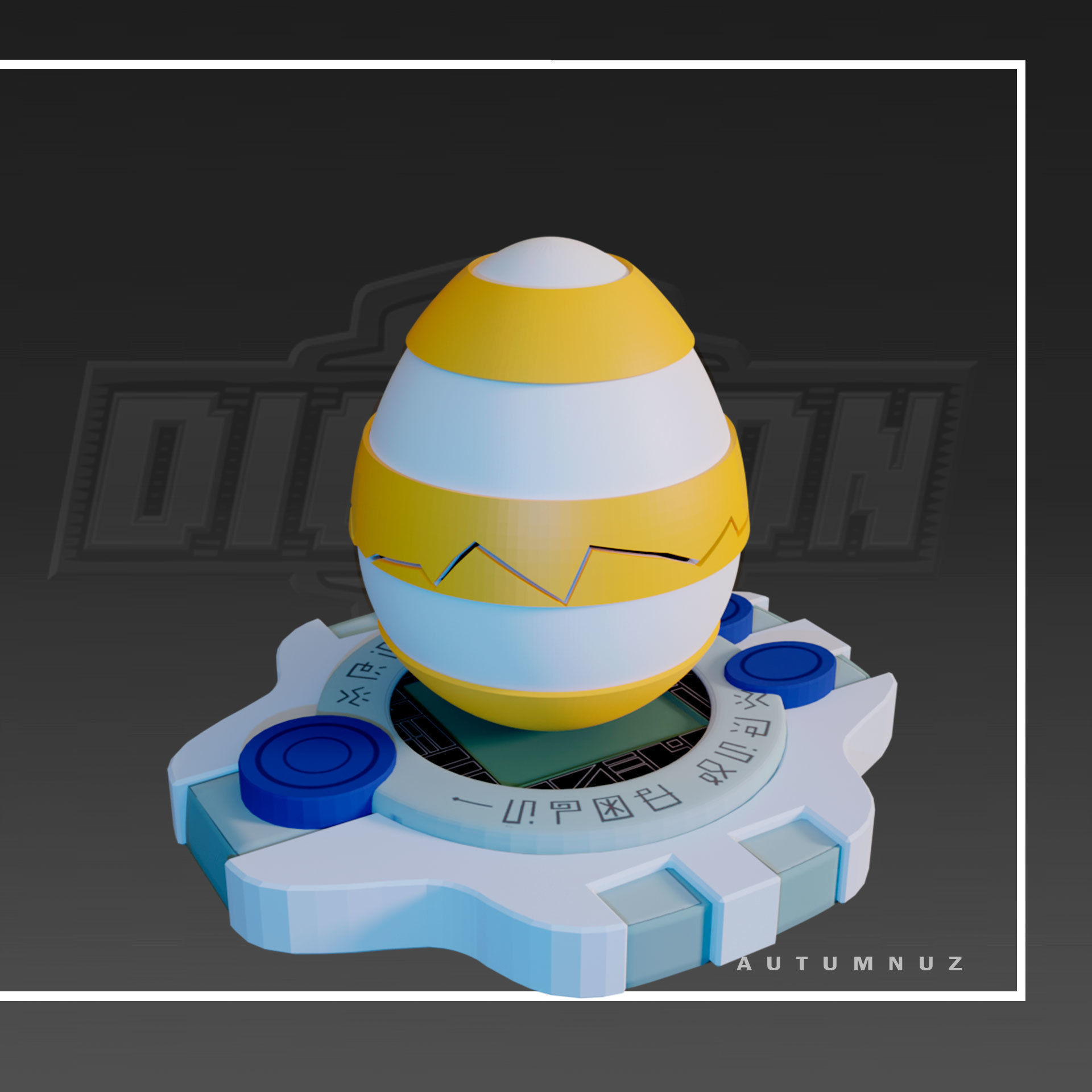 DIGIEGGS DIGIMON SET x8 3D print model_2