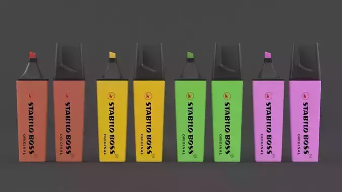 Highlighter 3D model