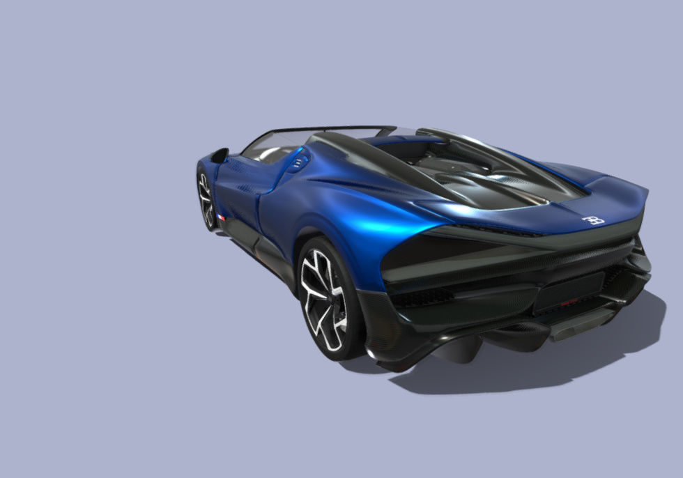 Bugatti mistral 3D model_7
