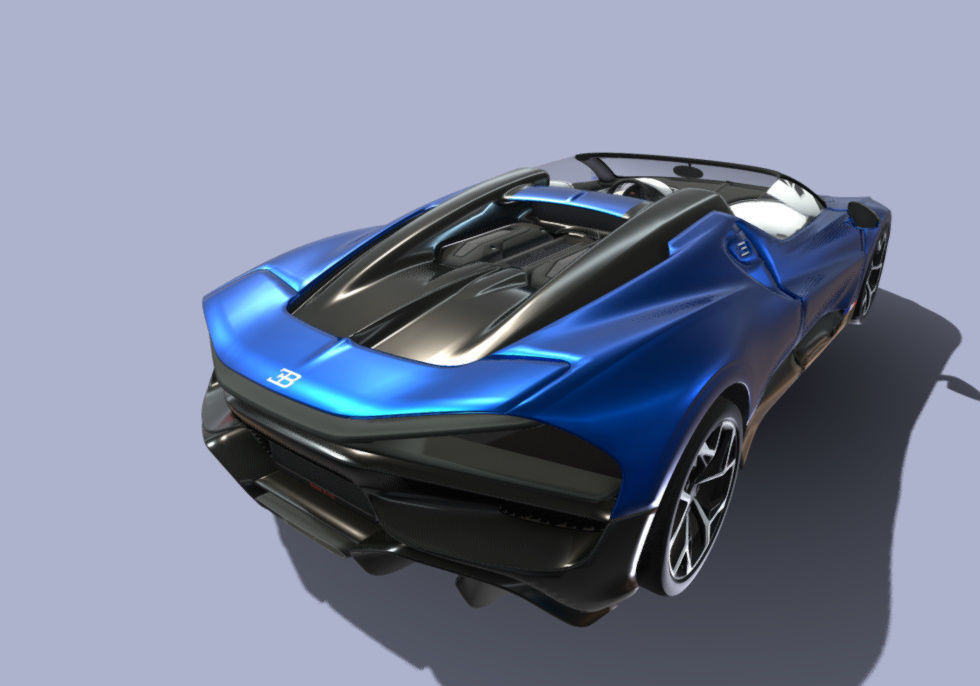 Bugatti mistral 3D model_6