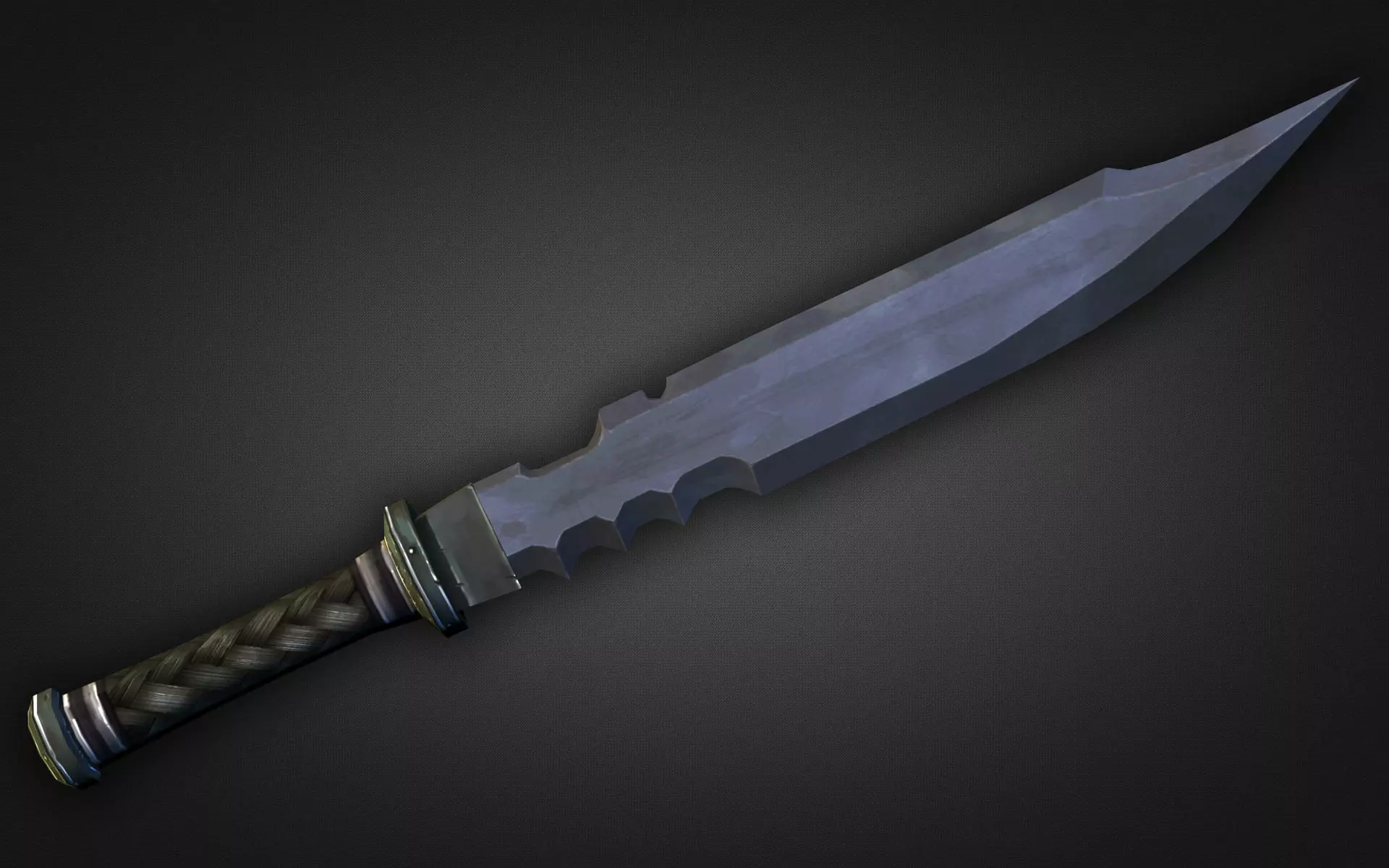 Sword Low-poly 3D model_0