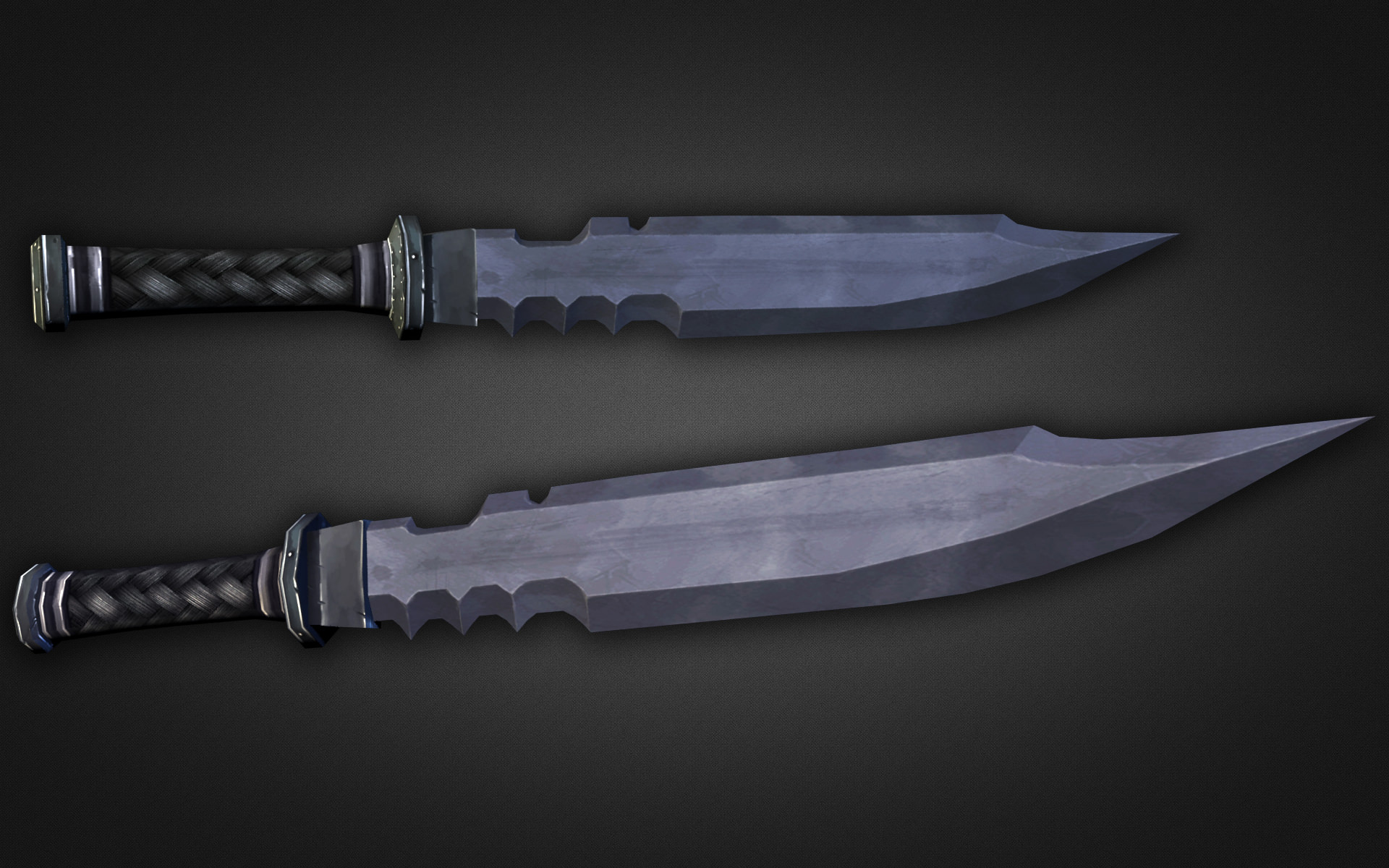 Sword Low-poly 3D model_1