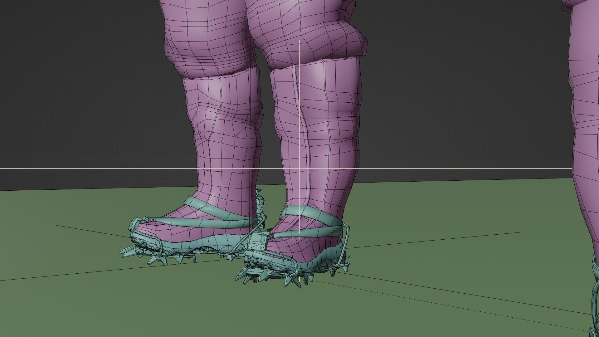 Explorer Mountain Climber Low-poly 3D model_26