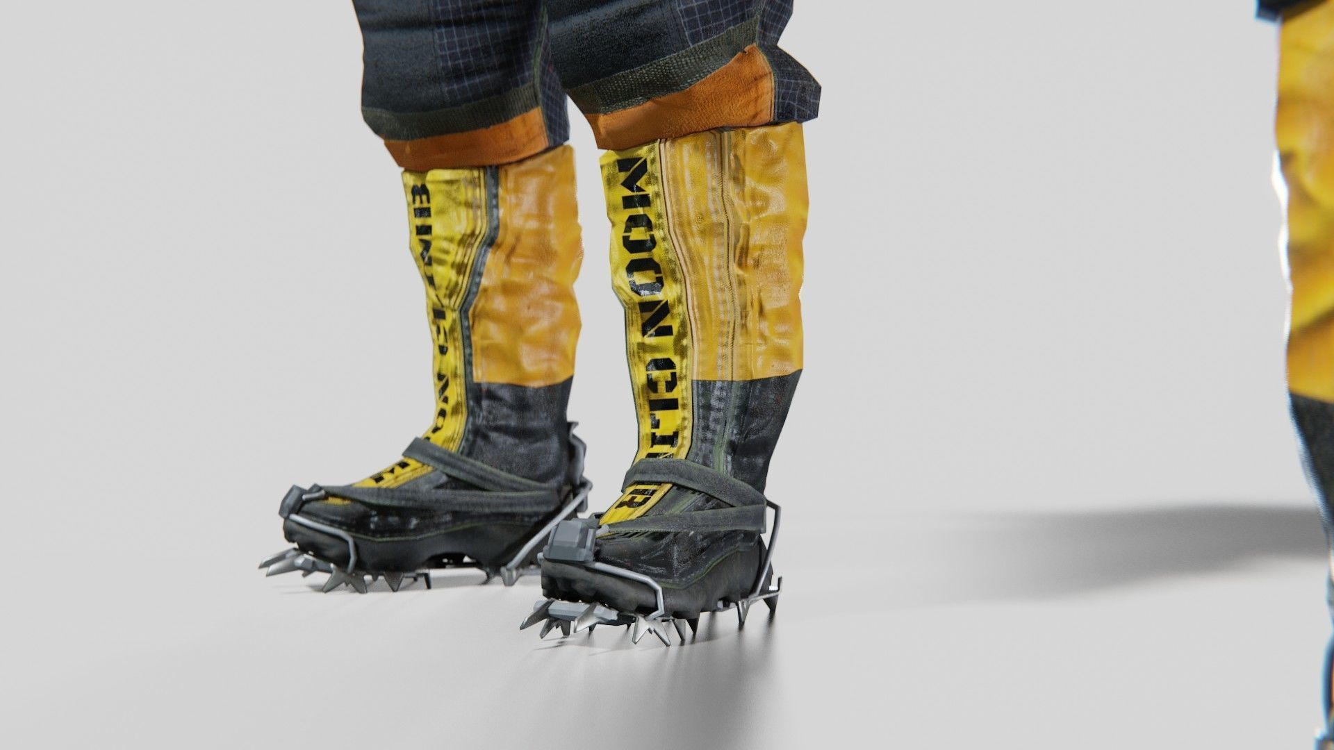 Explorer Mountain Climber Low-poly 3D model_14
