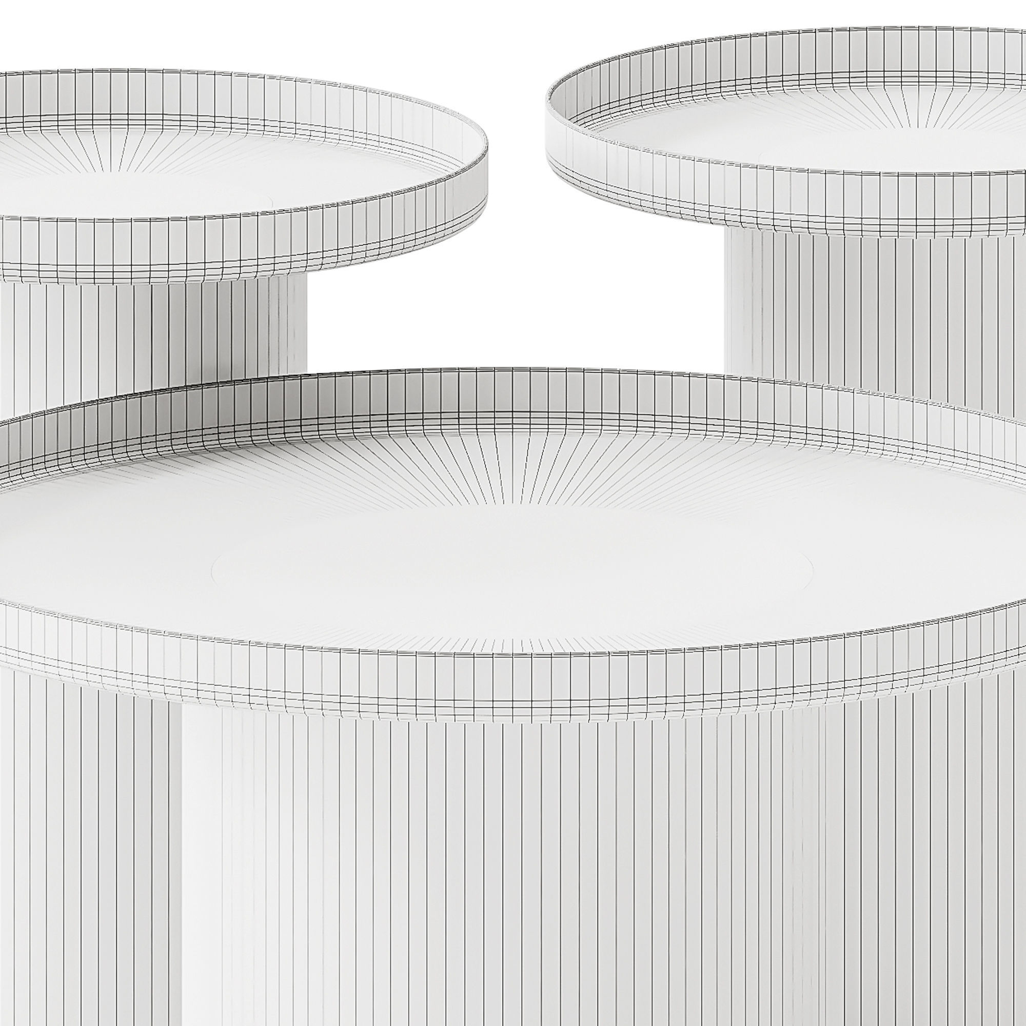 Shiny Bomb Coffee Tables 3D model_5