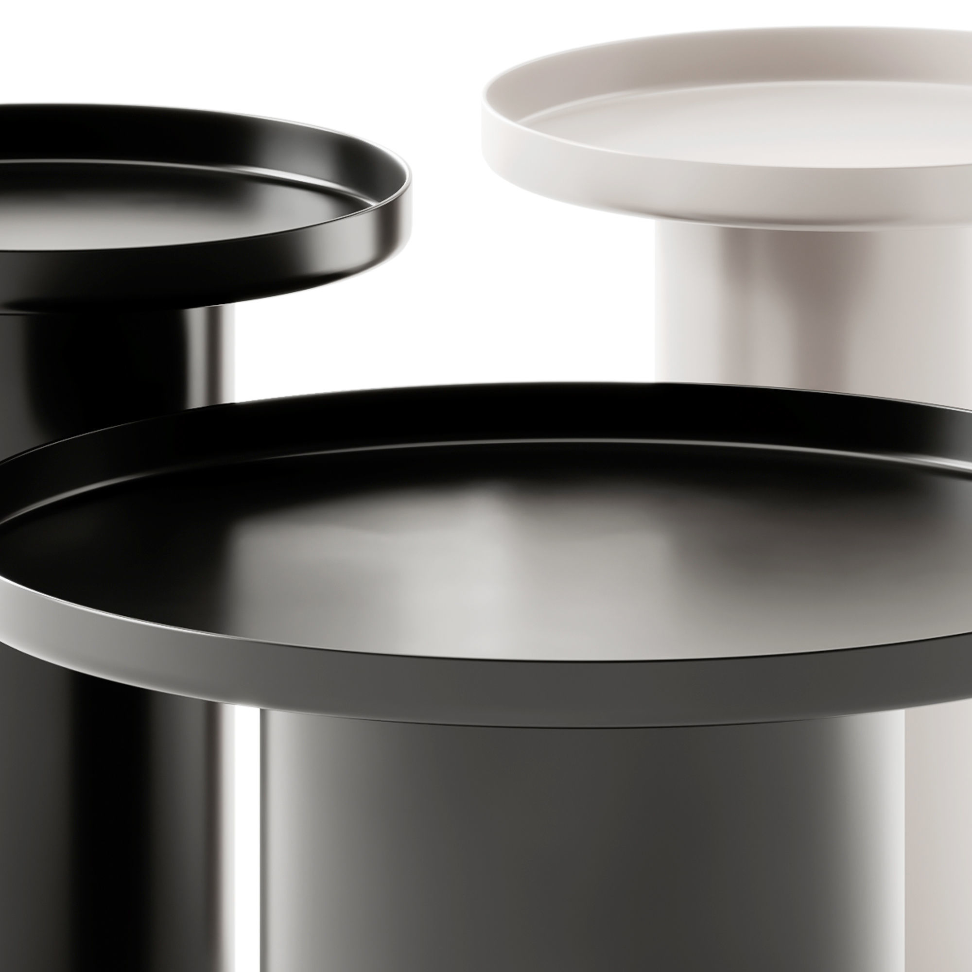 Shiny Bomb Coffee Tables 3D model_2