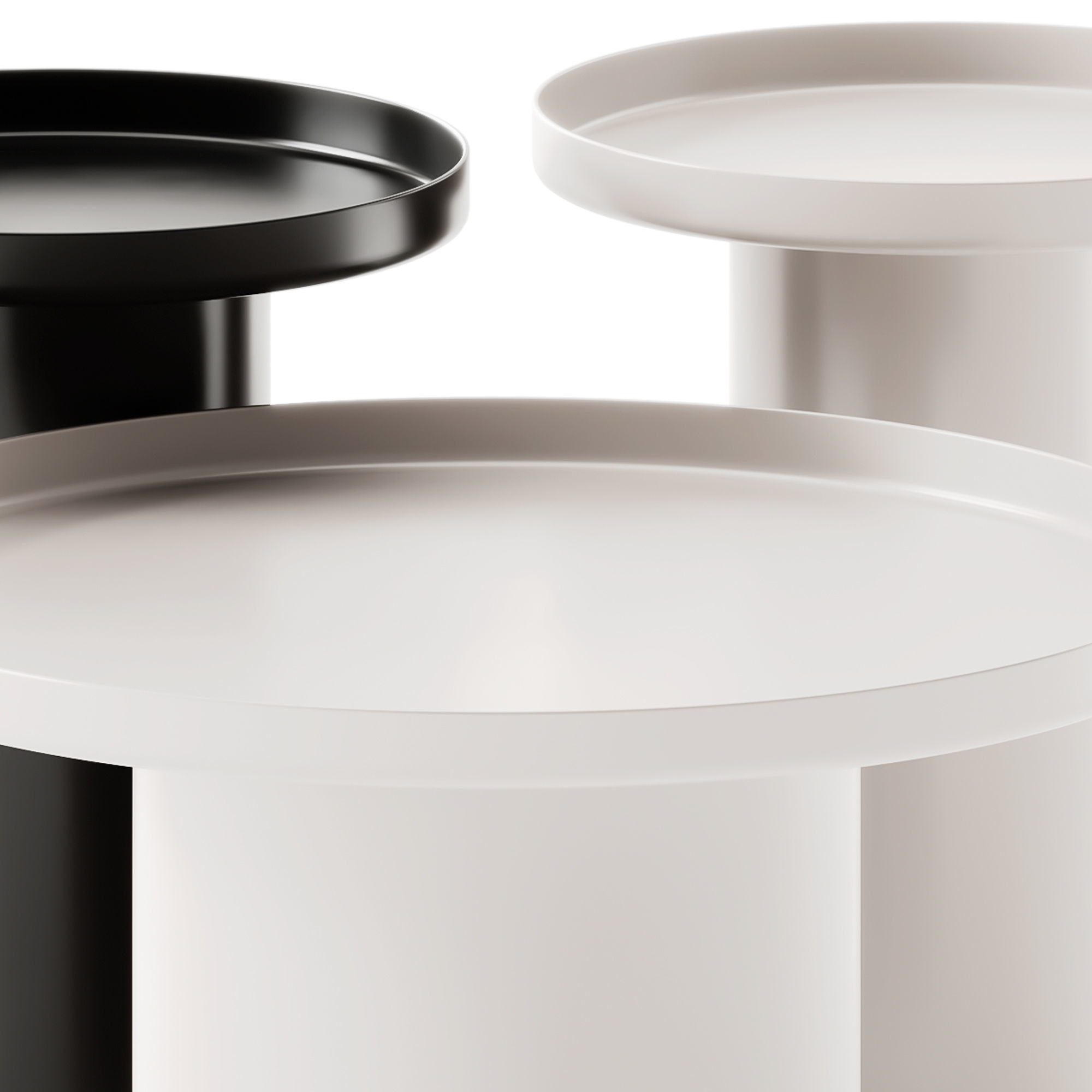 Shiny Bomb Coffee Tables 3D model_3