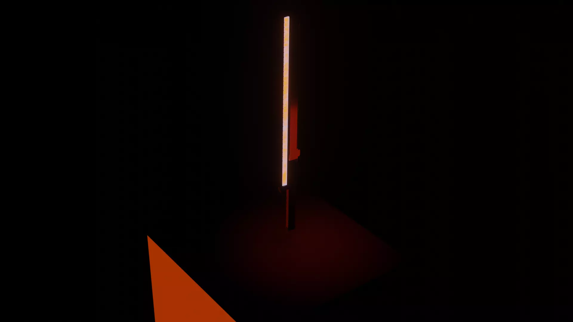 Sci-Fi Combat Machete Free low-poly 3D model