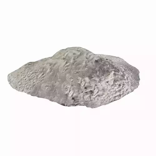 Pile of sand Low-poly 3D model