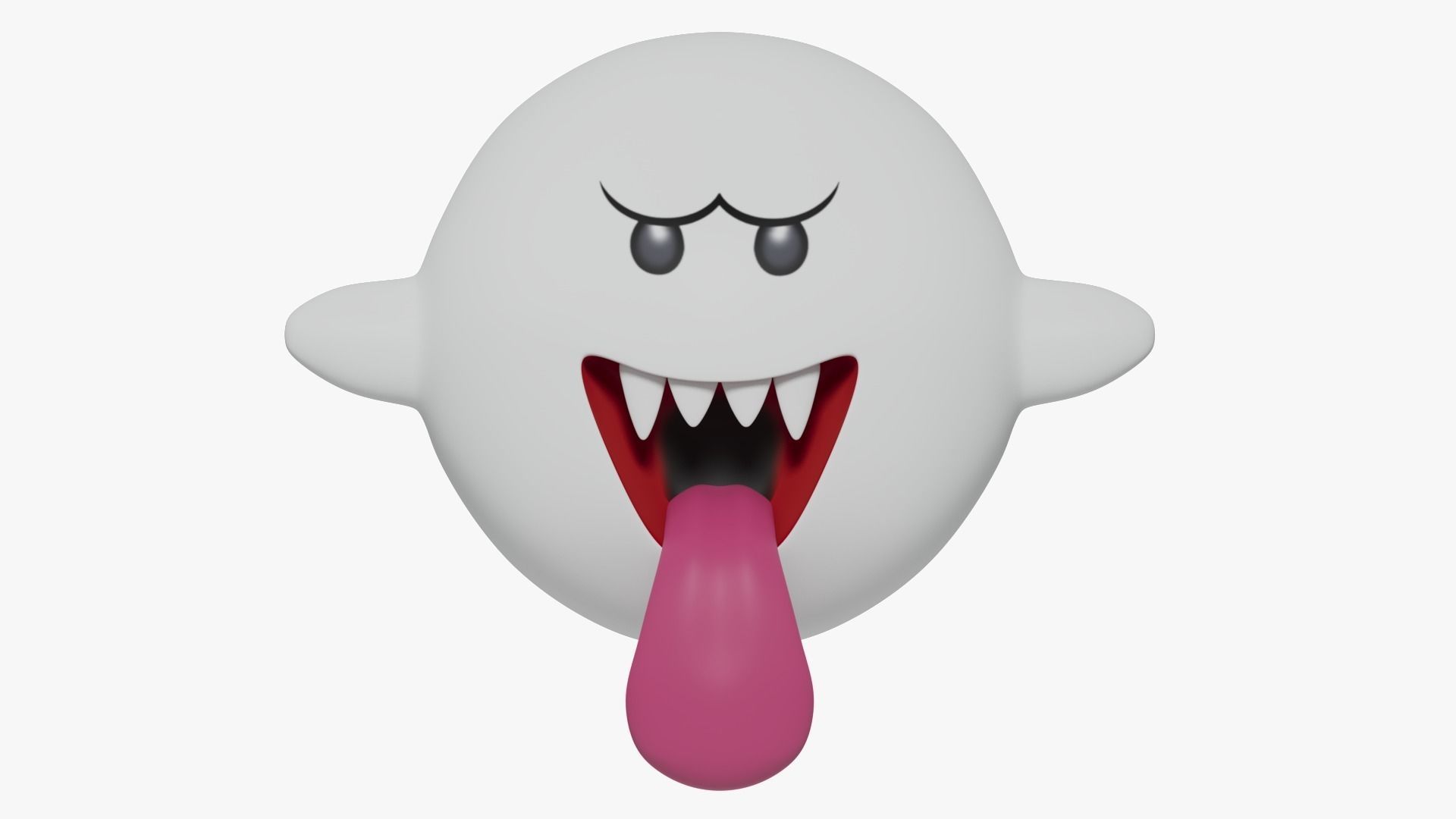 Boo - Mario 3D model_4