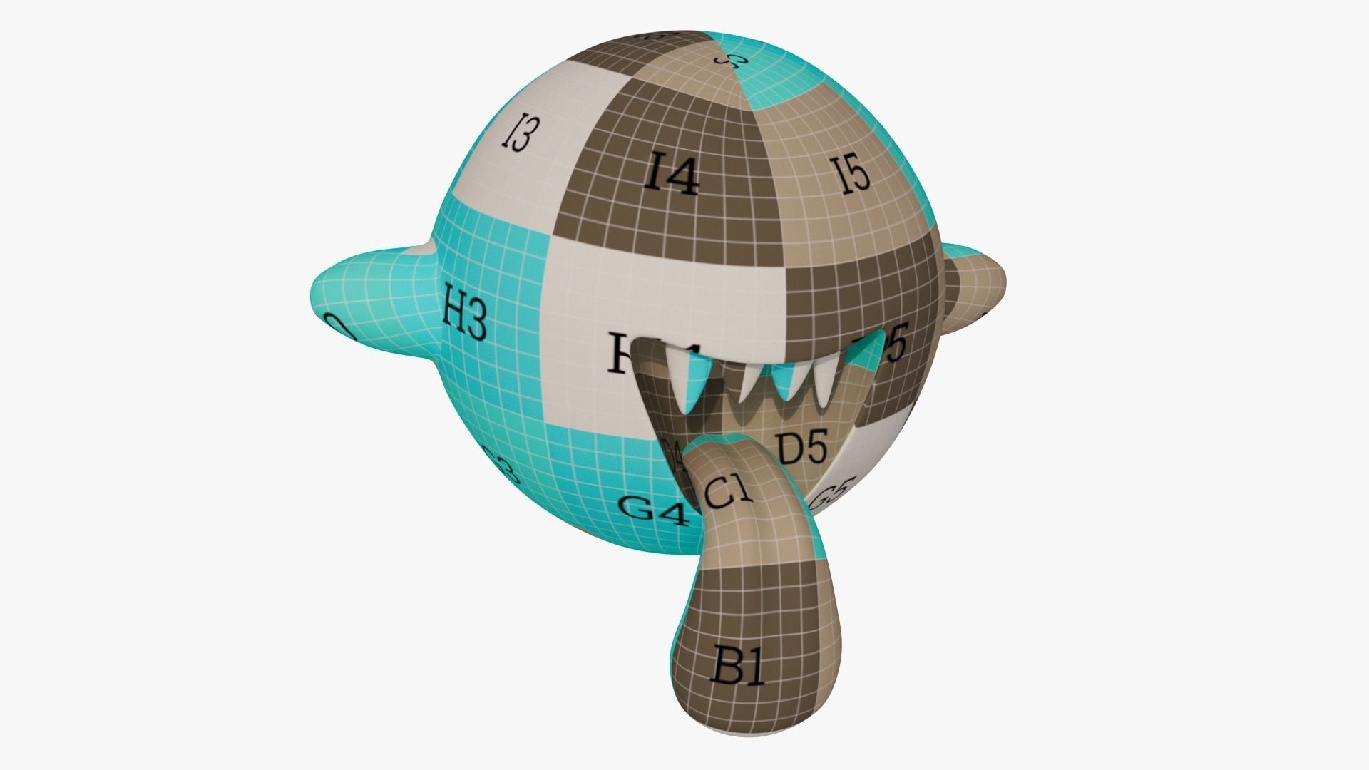 Boo - Mario 3D model_3