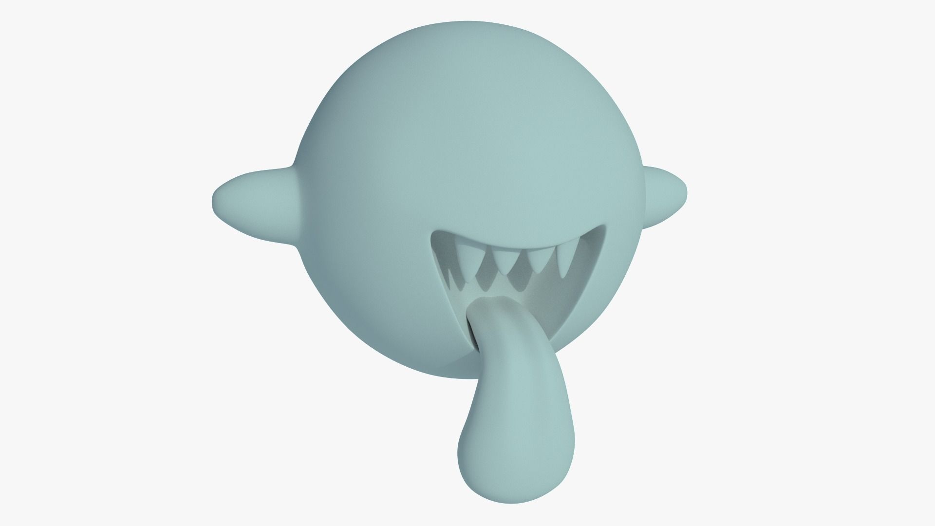 Boo - Mario 3D model_1