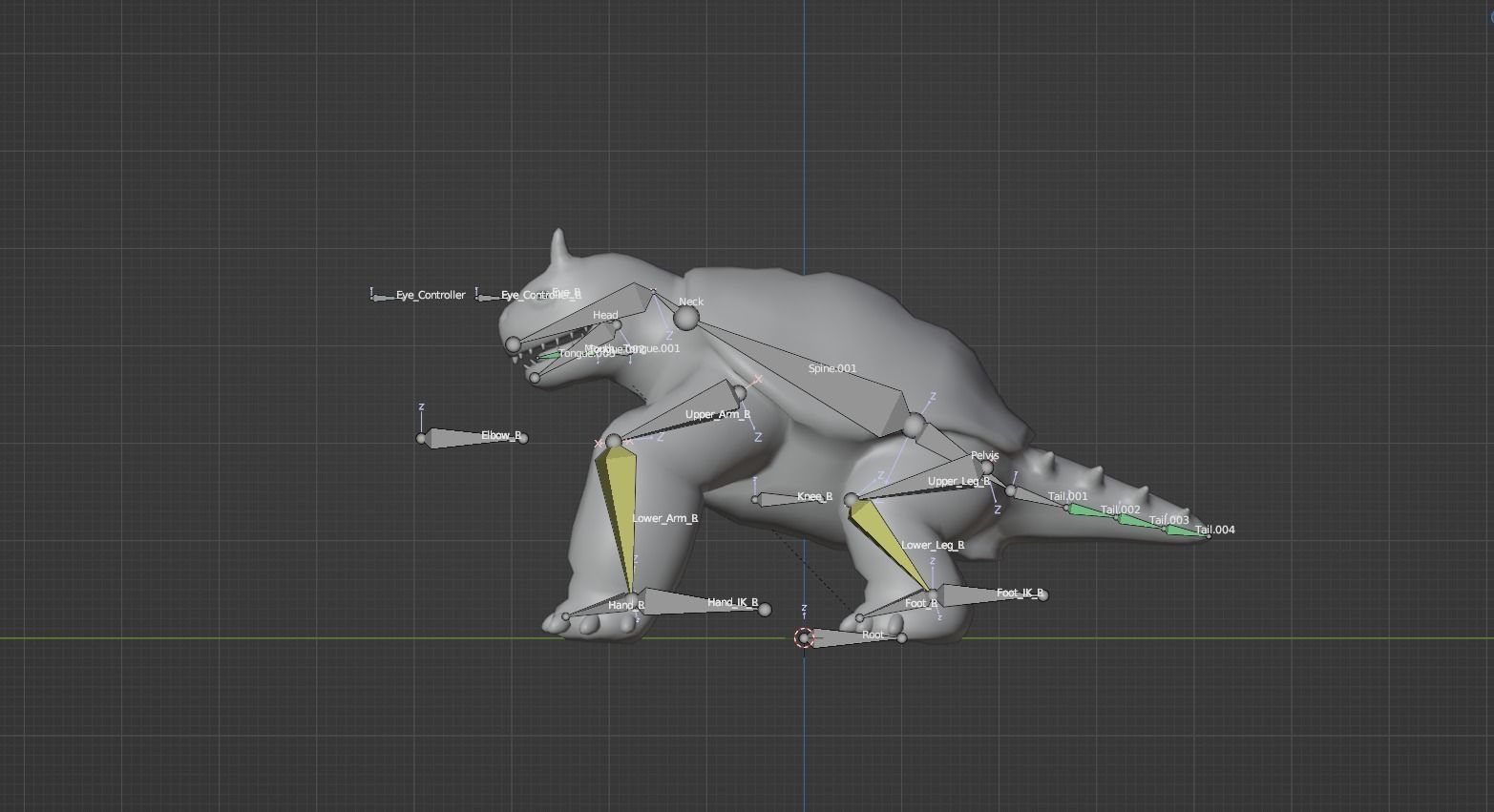 MonsterTurtle Low-poly 3D model_14