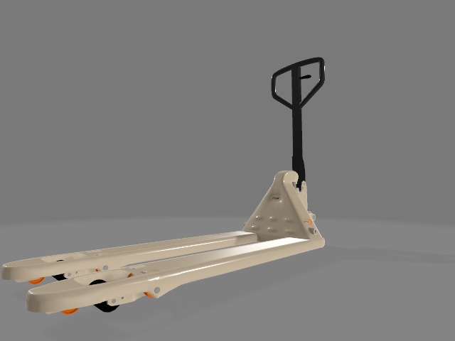 Pallet jack 3D model_2