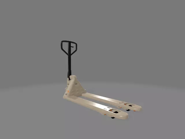 Pallet jack 3D model_0