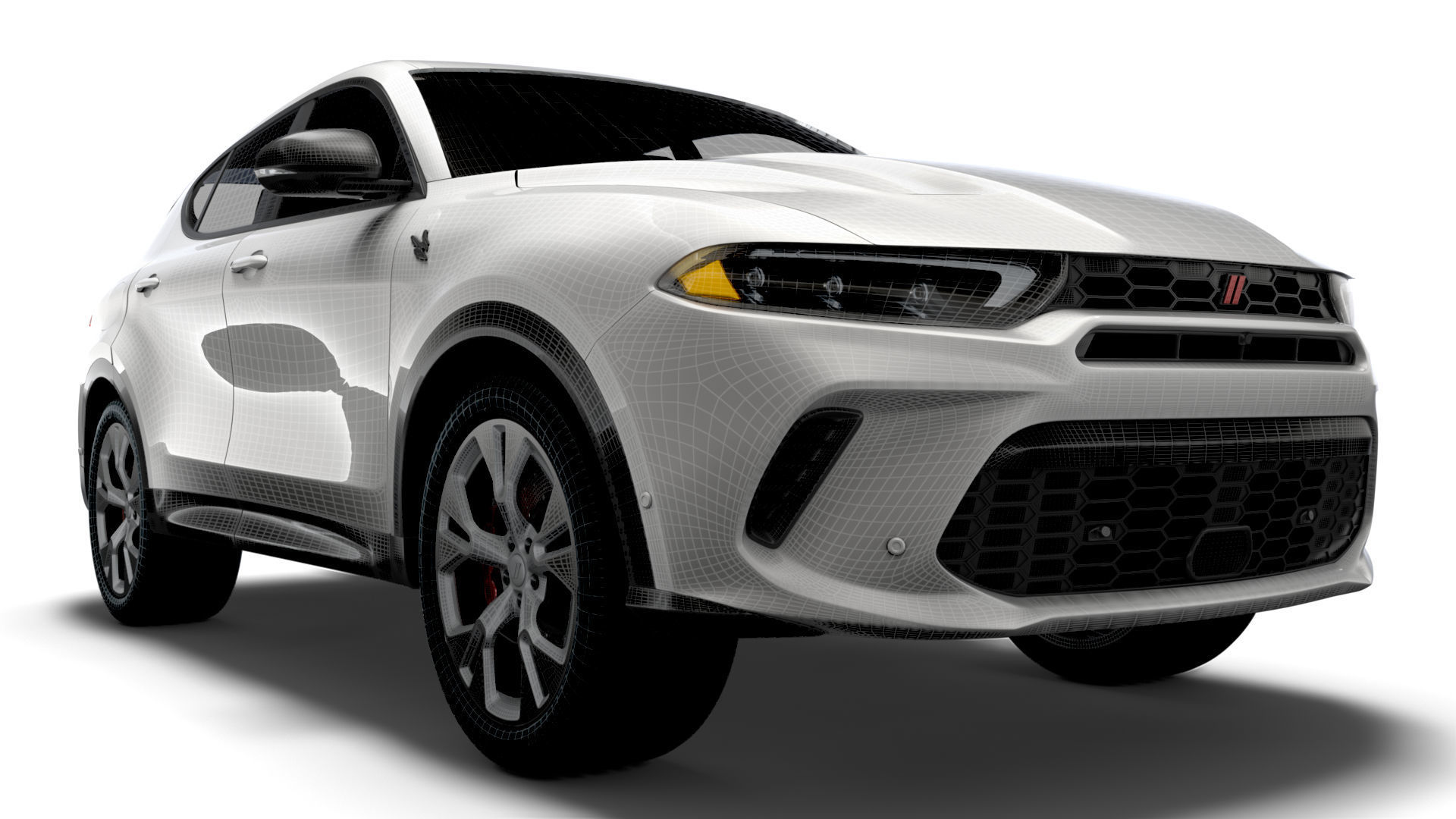 Dodge Hornet GT GLH 2023 3D model_12