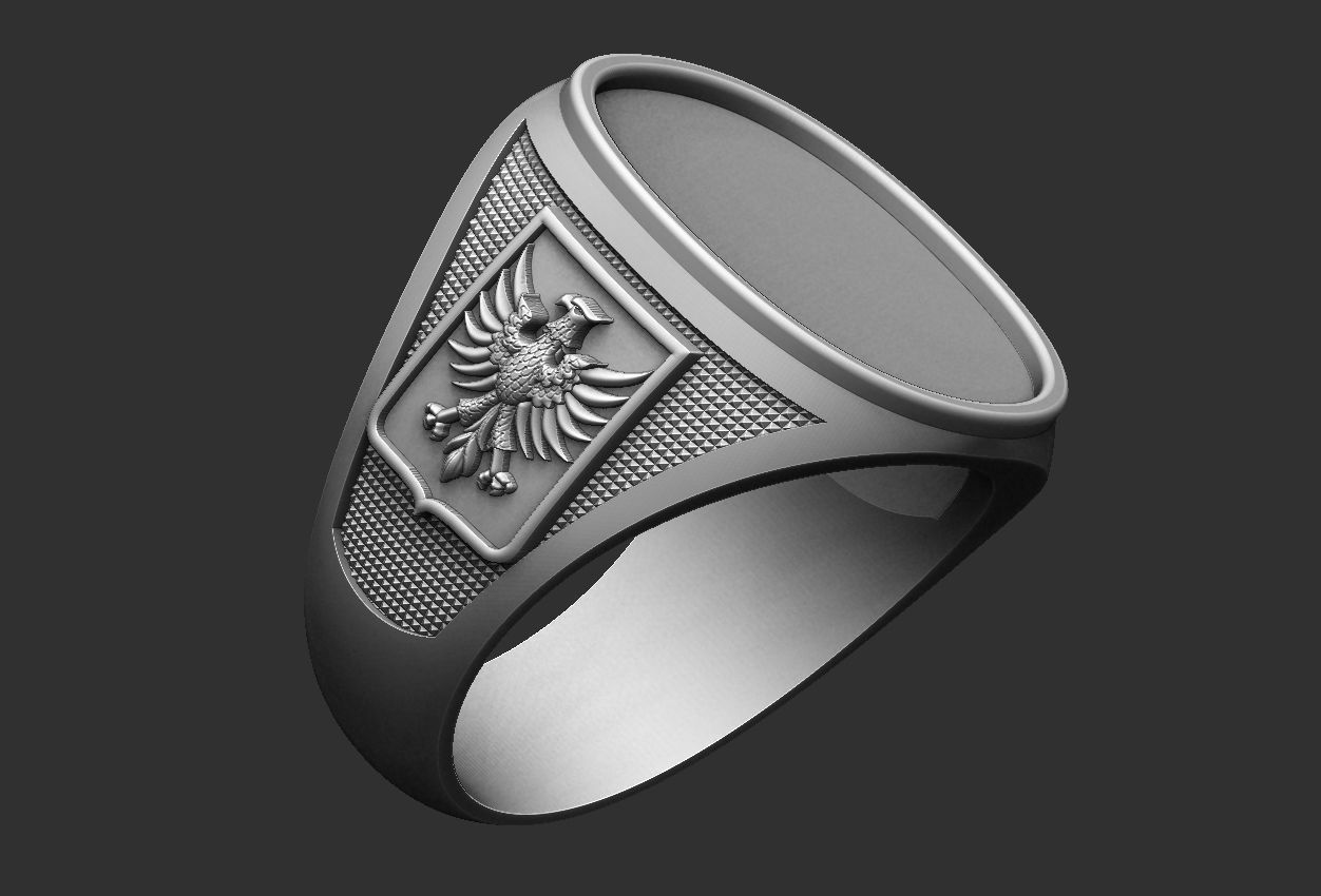 Coat of Arms Family - Brasao - Rings Set 3D print model_20