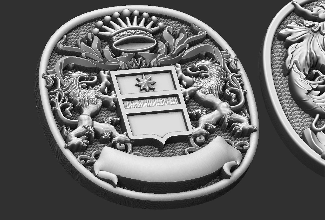 Coat of Arms Family - Brasao - Rings Set 3D print model_27