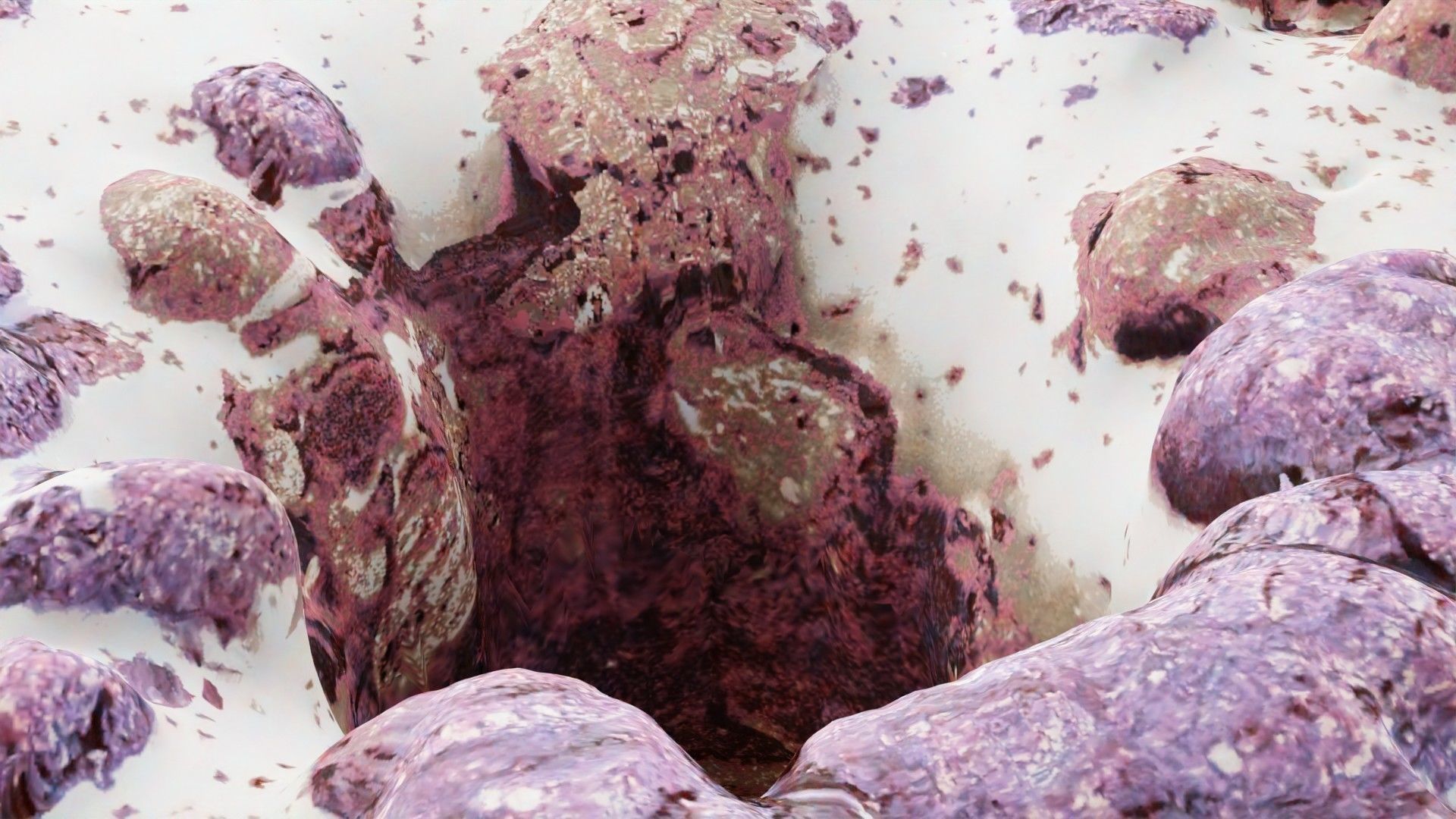 Scanned Donuts 10 flavors high and lowpoly versions Low-poly 3D model_41