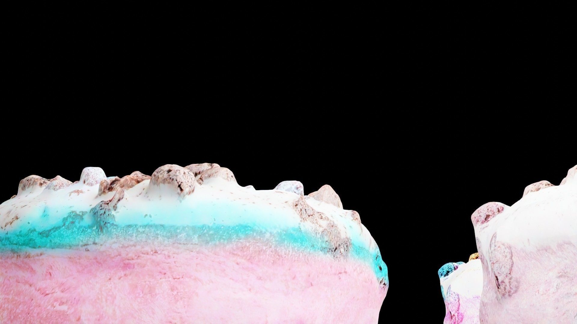 Scanned Donuts 10 flavors high and lowpoly versions Low-poly 3D model_48