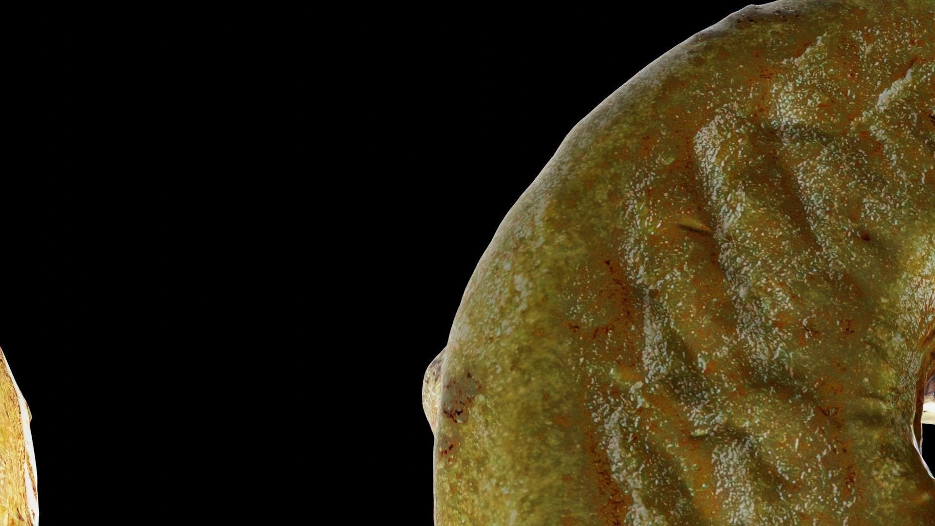 Scanned Donuts 10 flavors high and lowpoly versions Low-poly 3D model_33