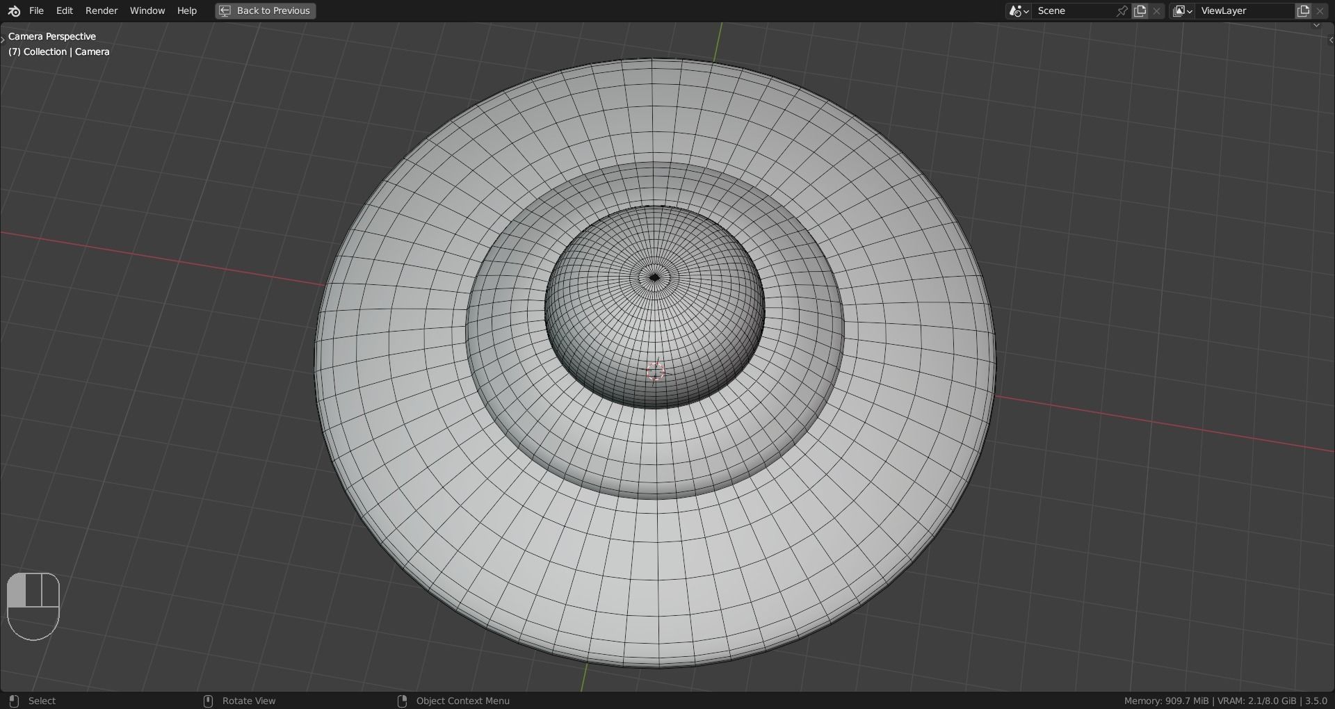 UFO SAUCER Low-poly 3D model_11