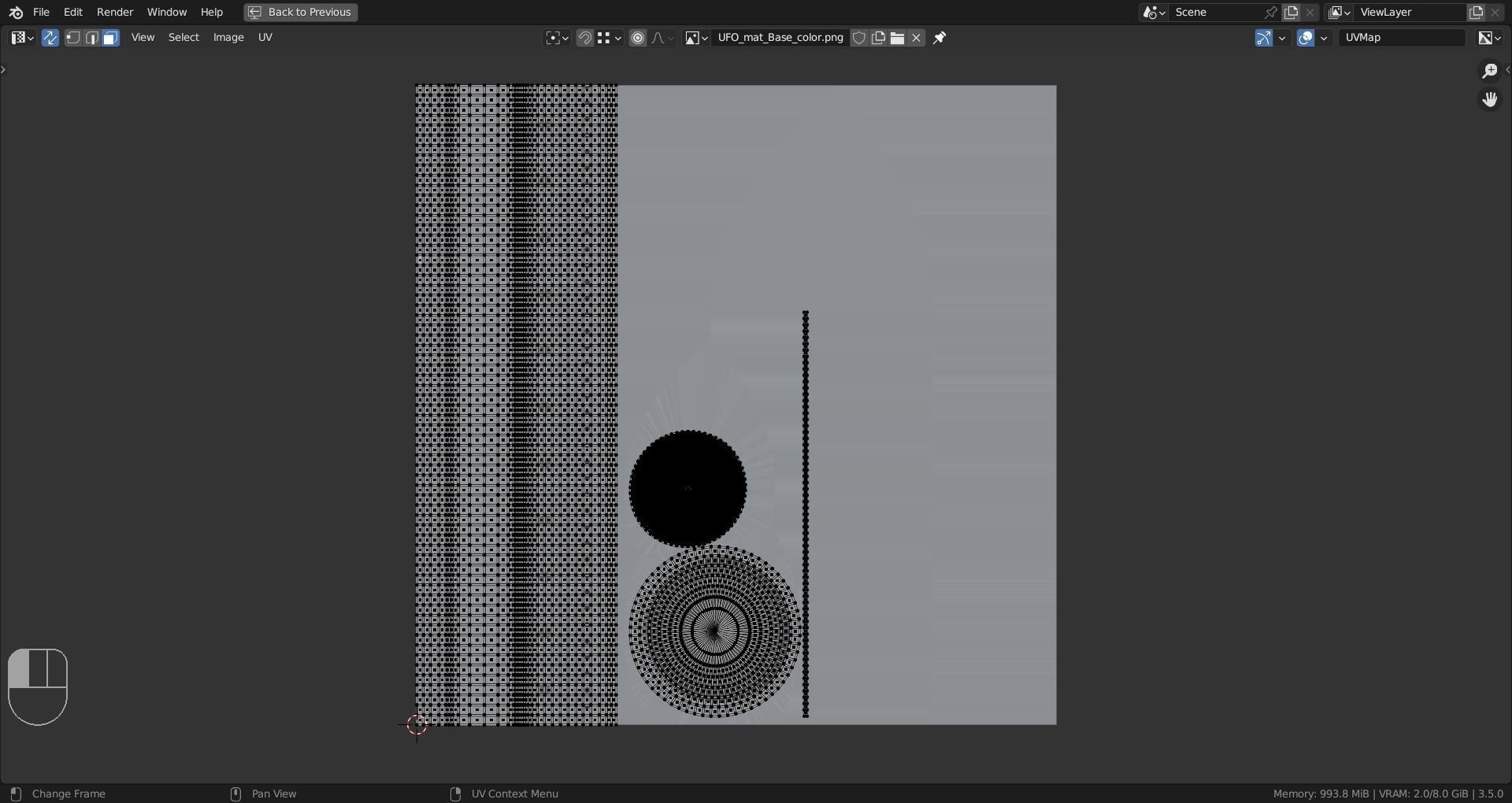 UFO SAUCER Low-poly 3D model_13