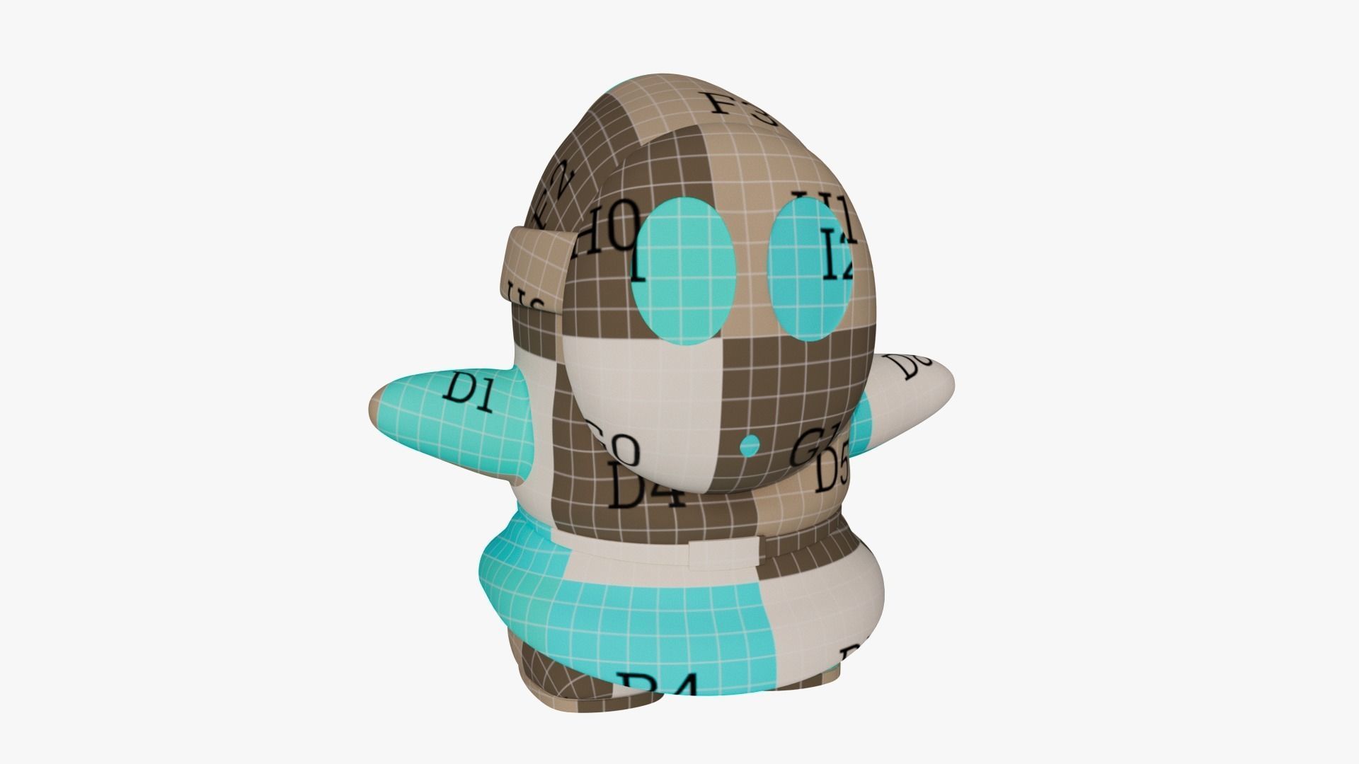 Shy Guy - Mario 3D model_3