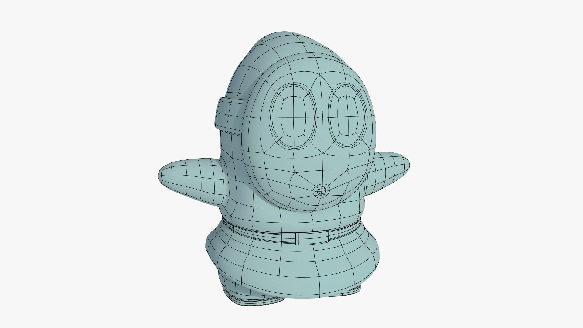 Shy Guy - Mario 3D model_2
