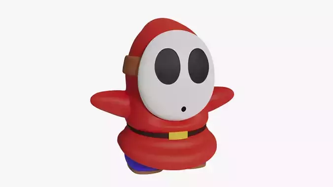 Shy Guy - Mario 3D model