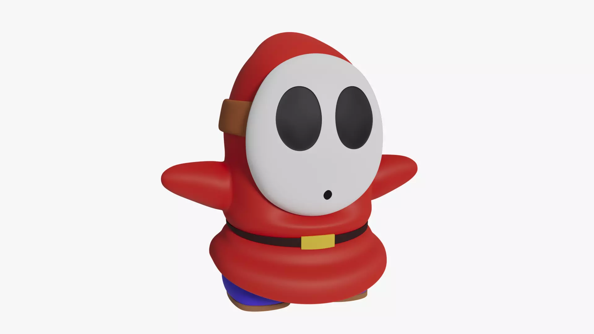 Shy Guy - Mario 3D model_0