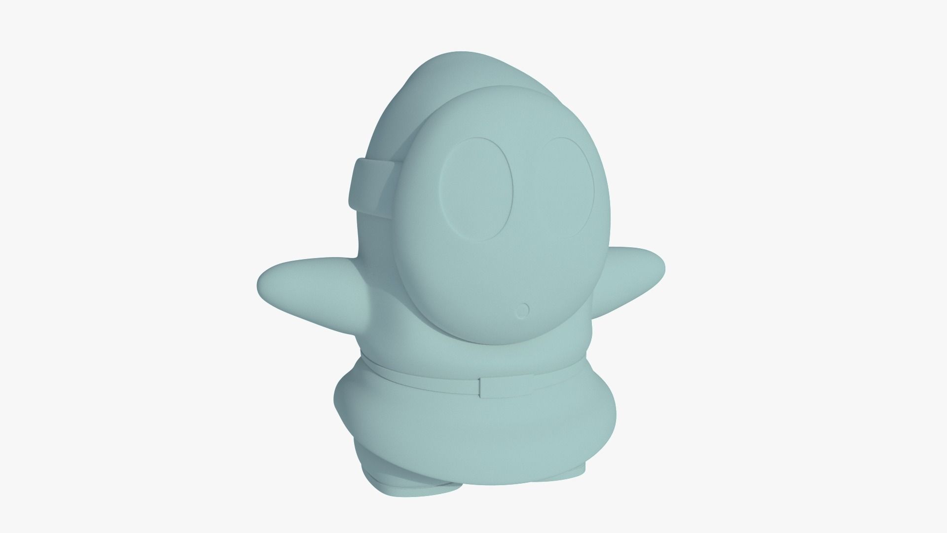 Shy Guy - Mario 3D model_1