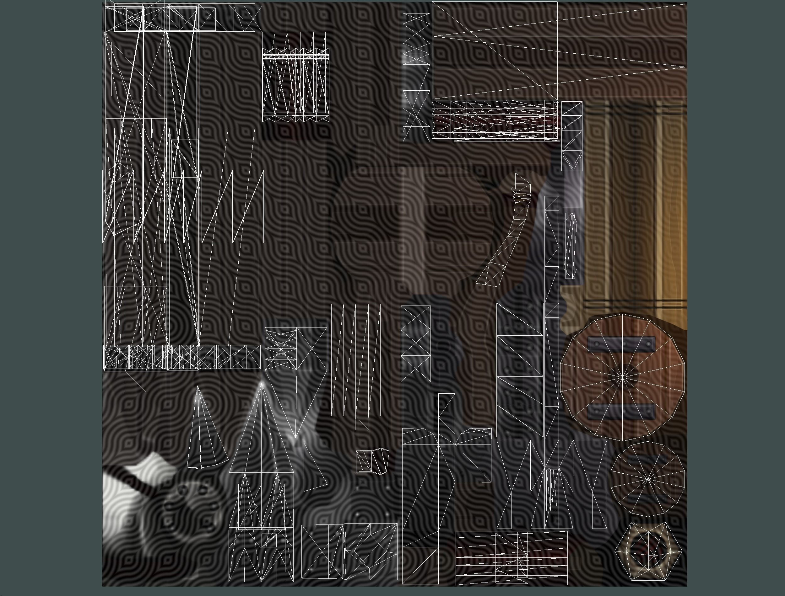 Handpaint Cartoon Medieval Catapult Siege Weapon Low-poly 3D model_16